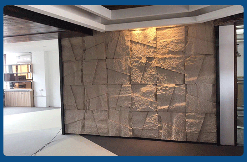 仿真蘑菇石别墅家装轻质文化石pu石皮电视背景墙阳光房麻石材沾运