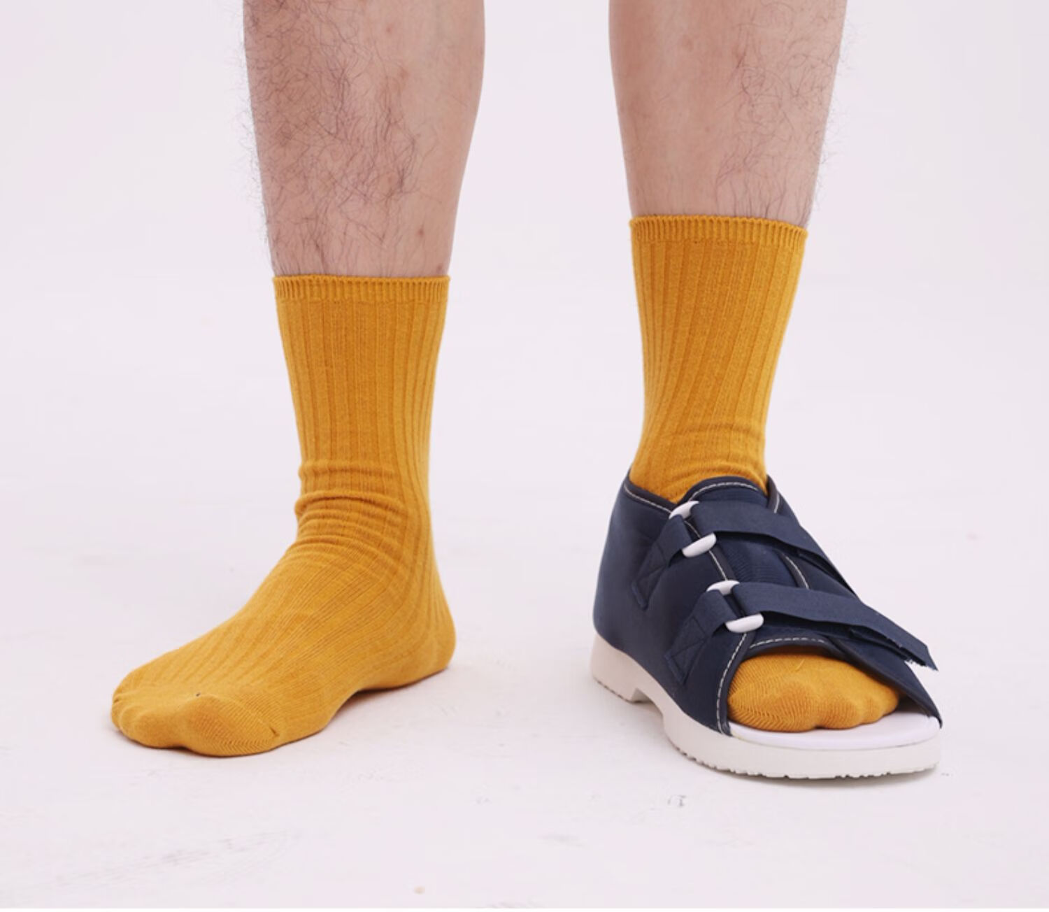 石膏鞋骨折鞋脚打石膏穿的鞋套腿受伤套腓跟骨护具脚趾骨折sn5410