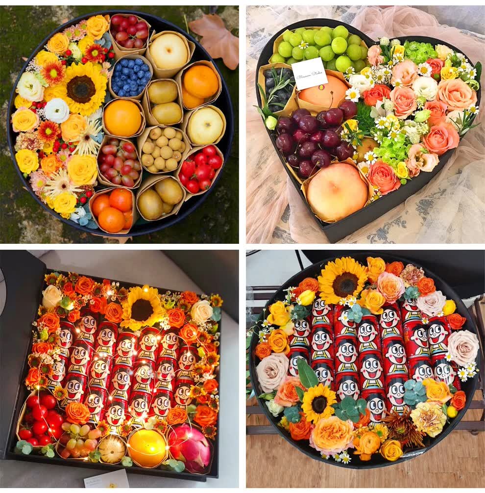 情人节鲜花水果礼盒水果篮送礼生日商务探望病人同城速递北京上海深圳