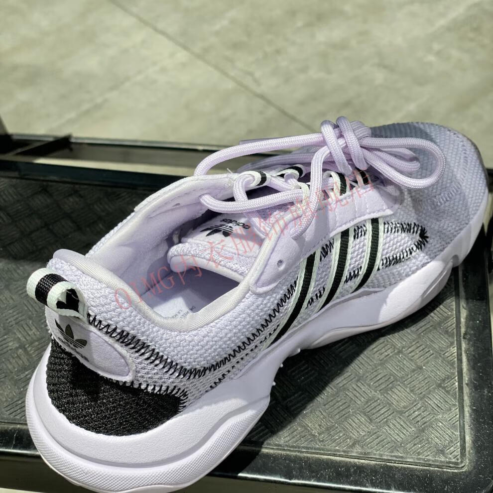 三叶草休闲鞋女网面三叶草haiwee w女低帮运动老爹鞋ef4458儿童青少年