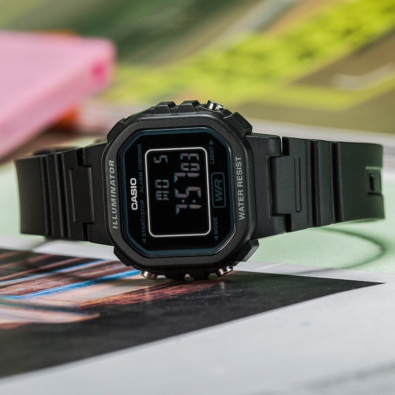 卡西欧casio小方块男表时尚户外运动男士学生手表f91w1d