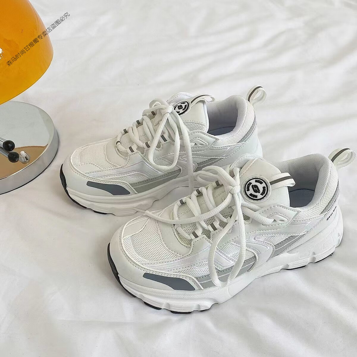 森马官方旗舰店 老爹鞋女ins潮复古百搭显脚小运动休闲鞋2022秋新款