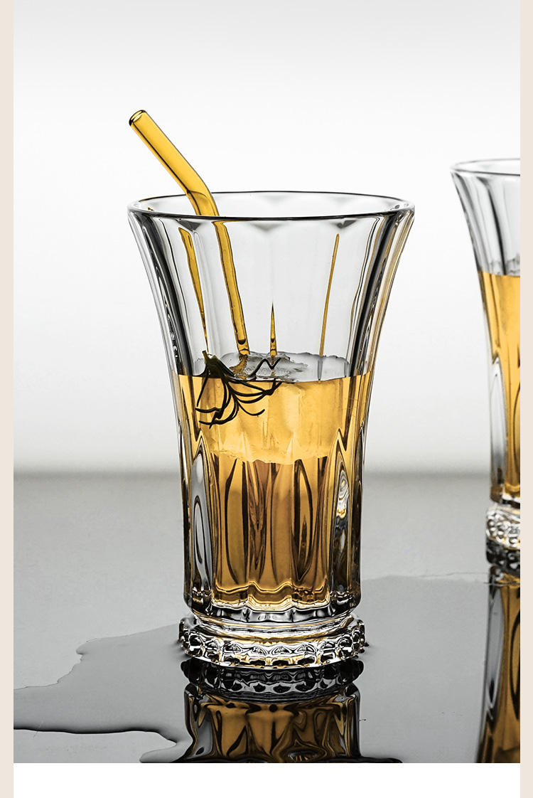 bohemia捷克进口水晶玻璃透明果汁杯水杯牛奶杯网红ins高威士忌杯洋