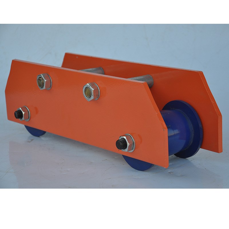 加长型工字钢滑车手推轨面跑车起重机轨道小车单轨行车2tx800mm