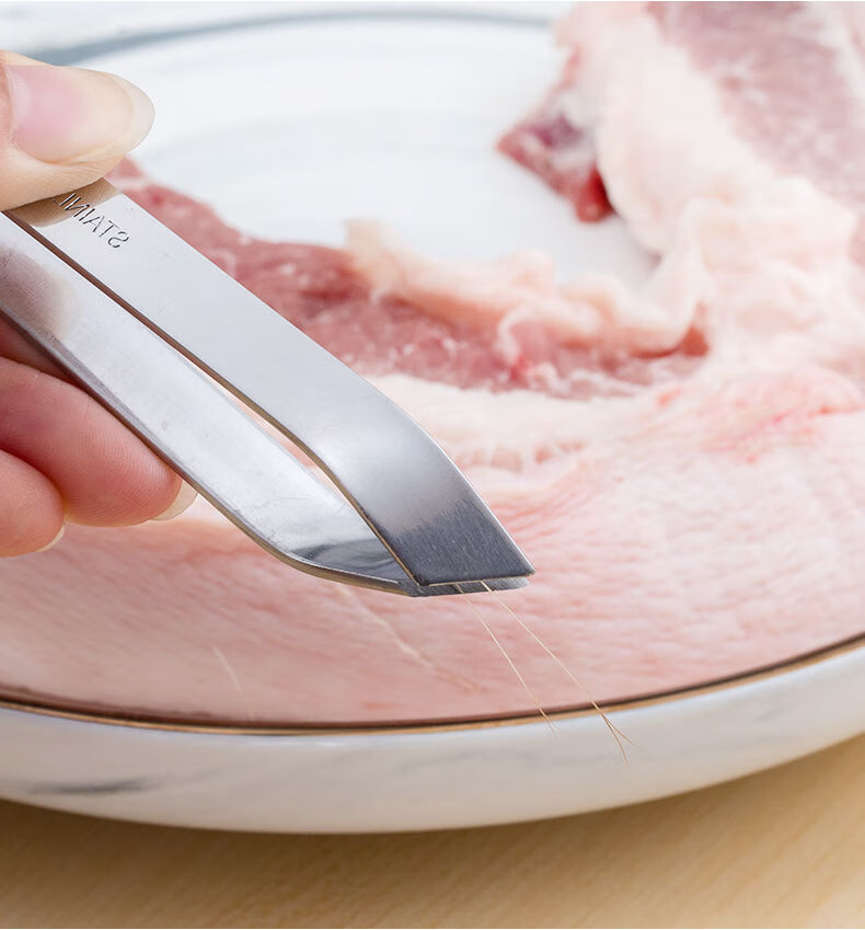 厨房配件 厨房diy/小工具 猪毛夹子拔毛器去鸡毛鸭毛除毛钳夹胡子拨