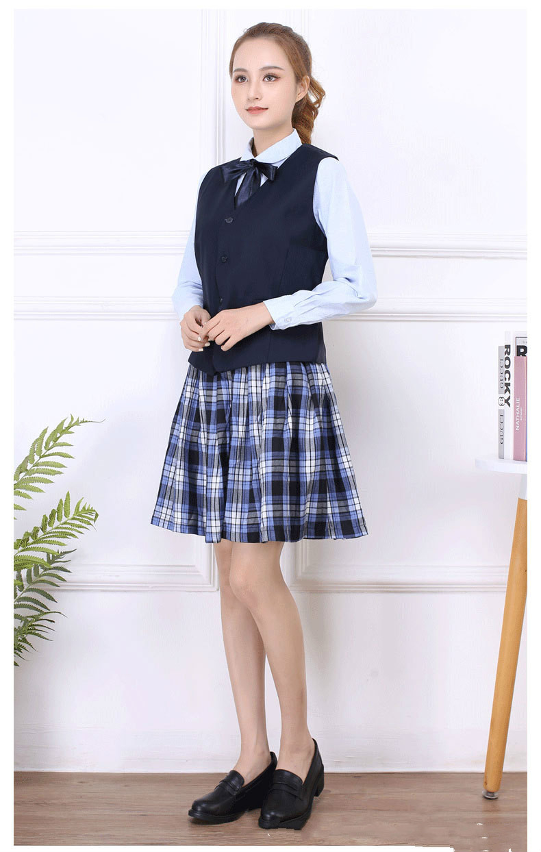 布恩普深圳中学礼服深圳市统一校服中学生夏礼服女连衣裙初中冬季礼服