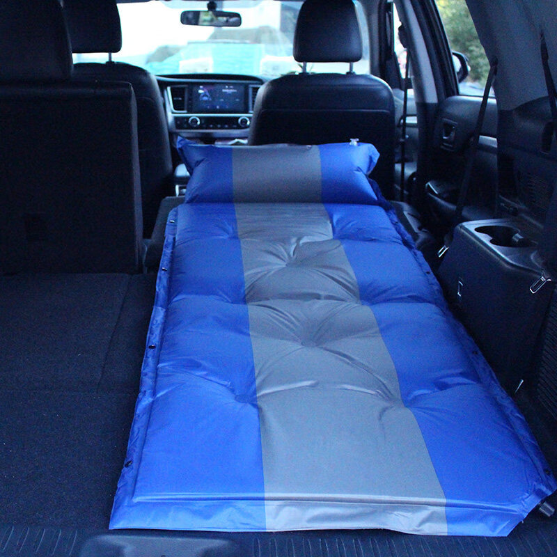 车载充气床垫轿车后排车中气垫床旅行床汽车用床睡垫汽车用品单人桔灰