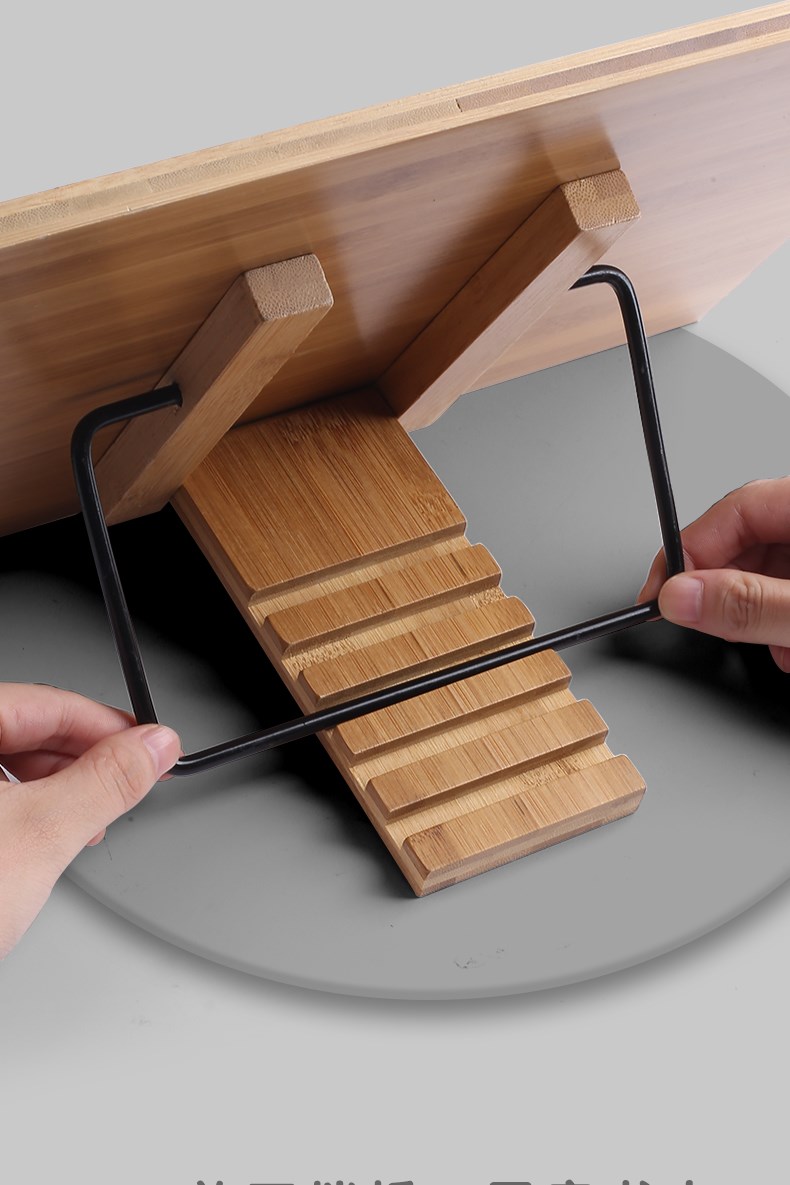 木质阅读架读书架写字看书ipad支架书立式学生用桌面支撑实木制放书的