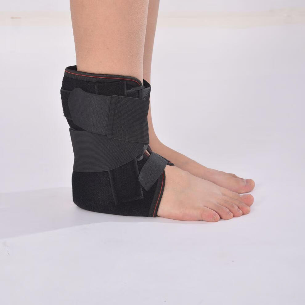 康兴 成人踝关节固定 脚踝固定支具 脚踝骨骨折扭伤康复固定夹板 灰色