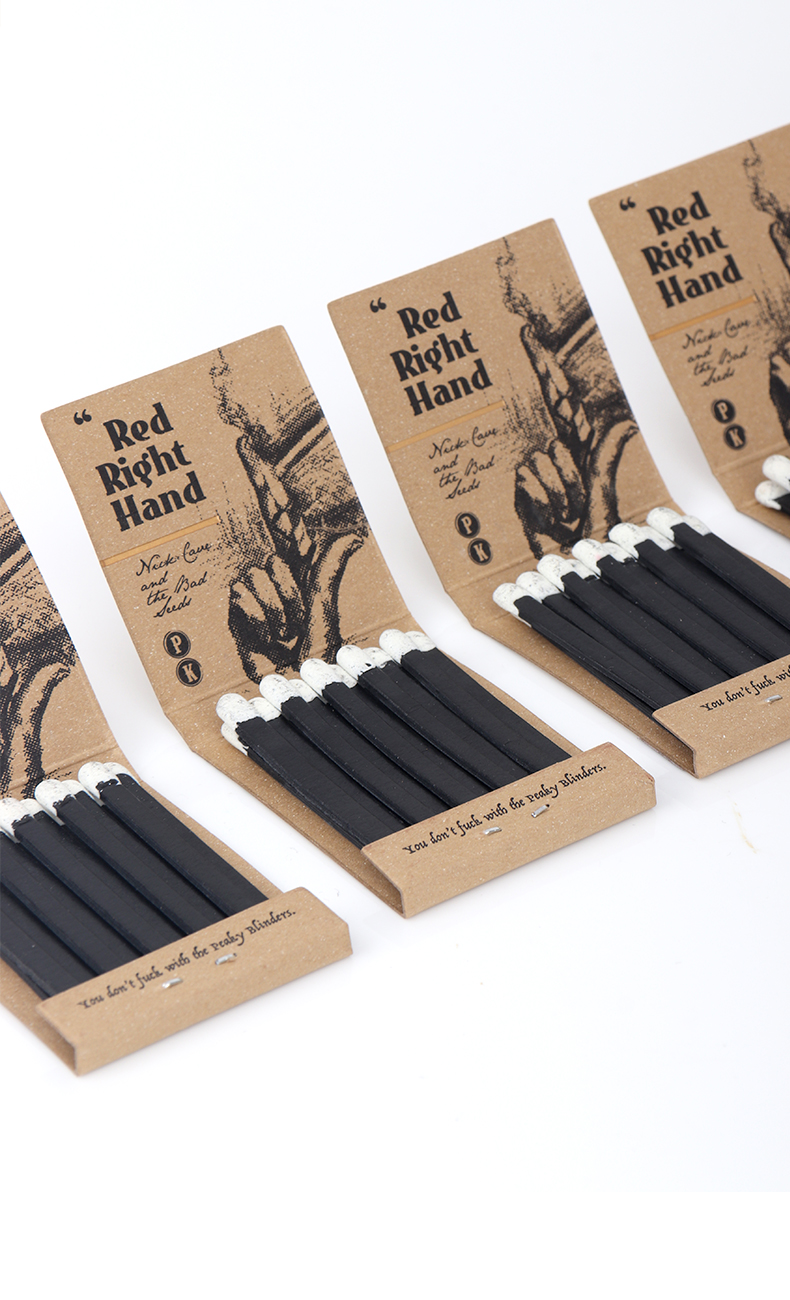 名爵浴血黑帮火柴老式谢尔比剃刀党创意书式手工火柴爱与和平火材浴血