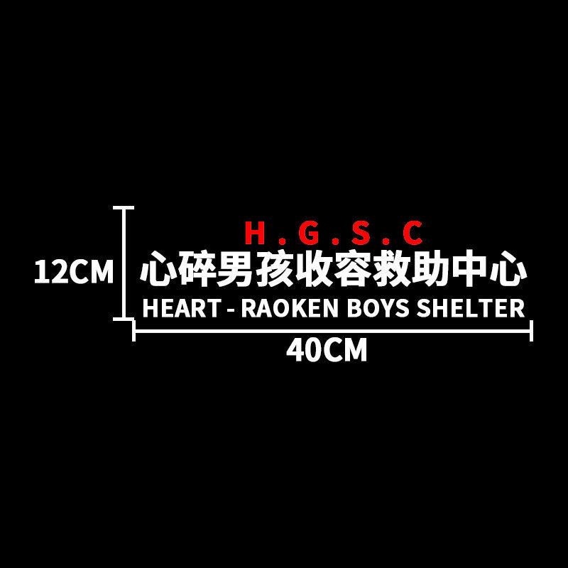 心碎女孩收容中心汽车贴纸王思聪汽车贴纸9295油箱宝想你的夜输液高