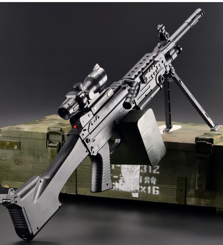 m249可发射水弓单玩具枪软弹大菠萝手自一体m416连发电动专用枪儿童