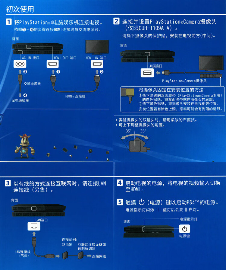索尼sony旗舰通用全新ps4游戏机ps4家用游戏机ps4sli