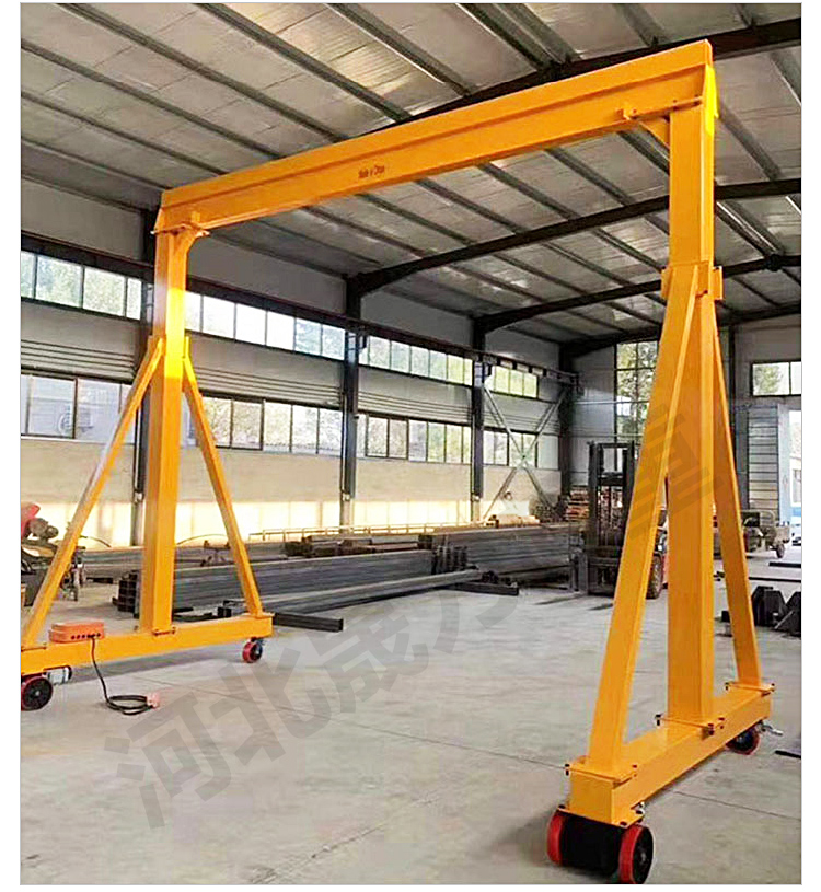 龙门吊架移动小型龙门架吊机起重升降机电动式可拆卸天车行车手推
