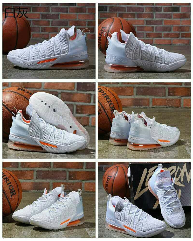 【官方旗舰】詹姆斯18代篮球鞋中国玉黑紫高帮耐磨防滑减震透气运动