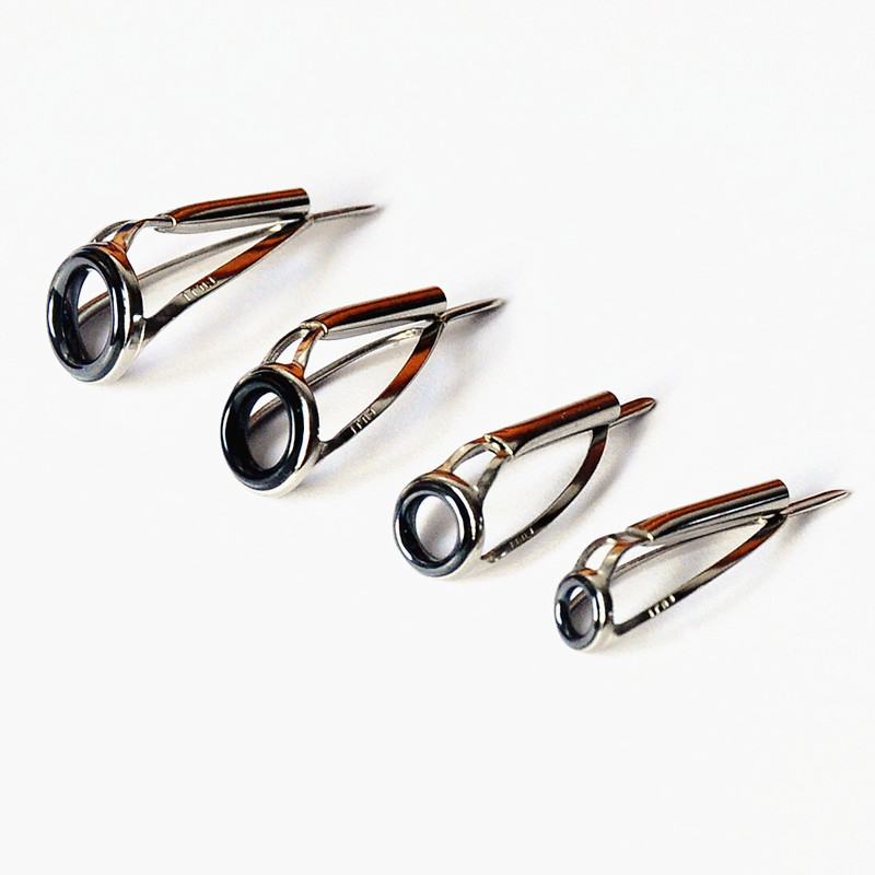 精品富士fuji导环尖环顶环mnat防缠绕导眼路亚船竿维修鱼杆稍过线套杆