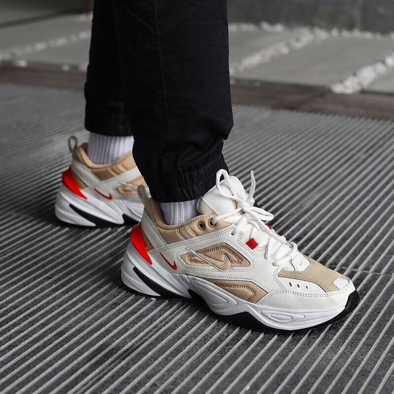 耐克nikem2ktekno复古老爹鞋休闲跑步av4789ao3108av4789104男款黑红