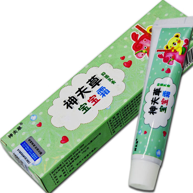 神夫草宝宝霜中草药乳膏婴幼儿宝宝蚊虫叮咬膏湿痒软膏 【发3支同款】