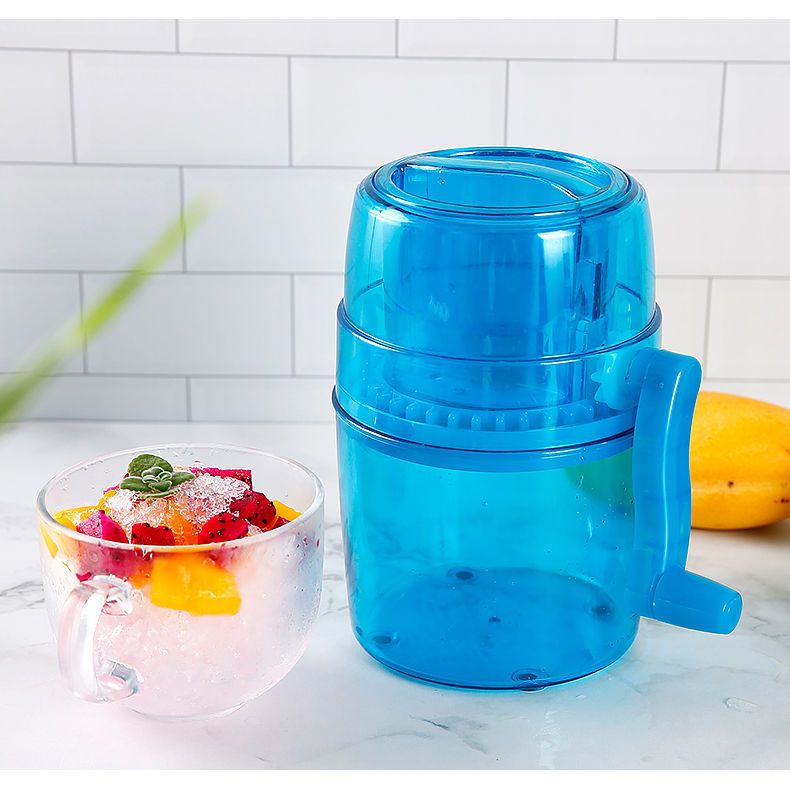 小熊(bear)冰淇淋机同款刨冰机家用小型手摇碎冰机冰沙冰淇淋制作雪花
