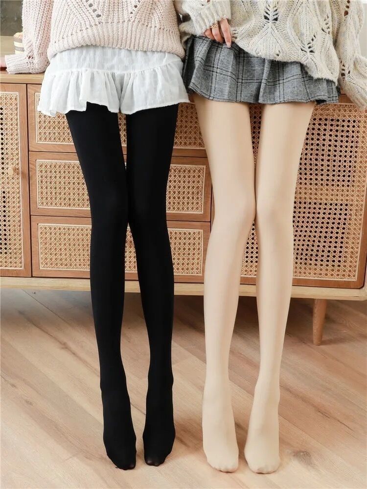 高个子加大白色女装连裤袜子190超长打底春秋款丝袜 黑色【连裤袜】