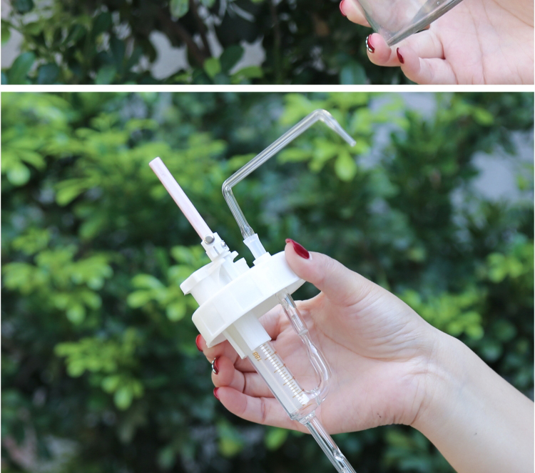 求精定量加液器500ml1000ml手动定量可调式ⅠⅡⅢ型玻璃加液瓶5ml3