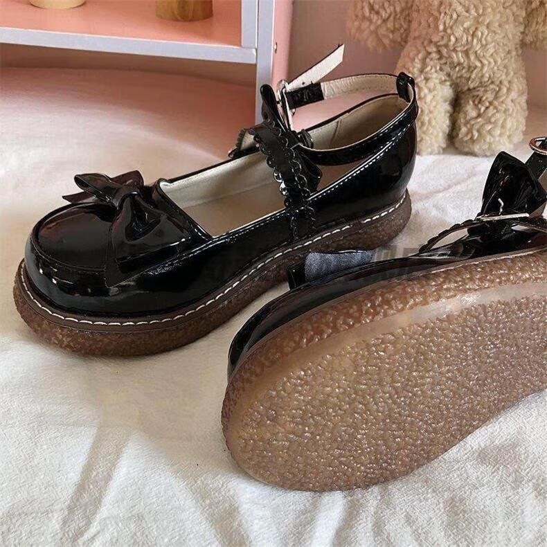 洛丽塔梅露露lolita鞋子厚底jk鞋子女制服大头软妹玛丽珍日系小皮鞋
