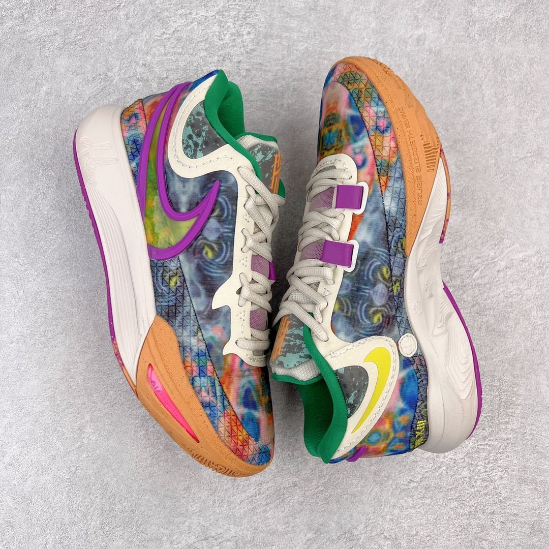 欧文9代实战篮球鞋air zoom strobel 全掌气垫运动跑鞋 黑色 40【图片