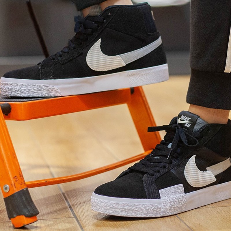 耐克(nike)sb zoom blazer mid开拓者马赛克拼接断勾女鞋休闲鞋板鞋男