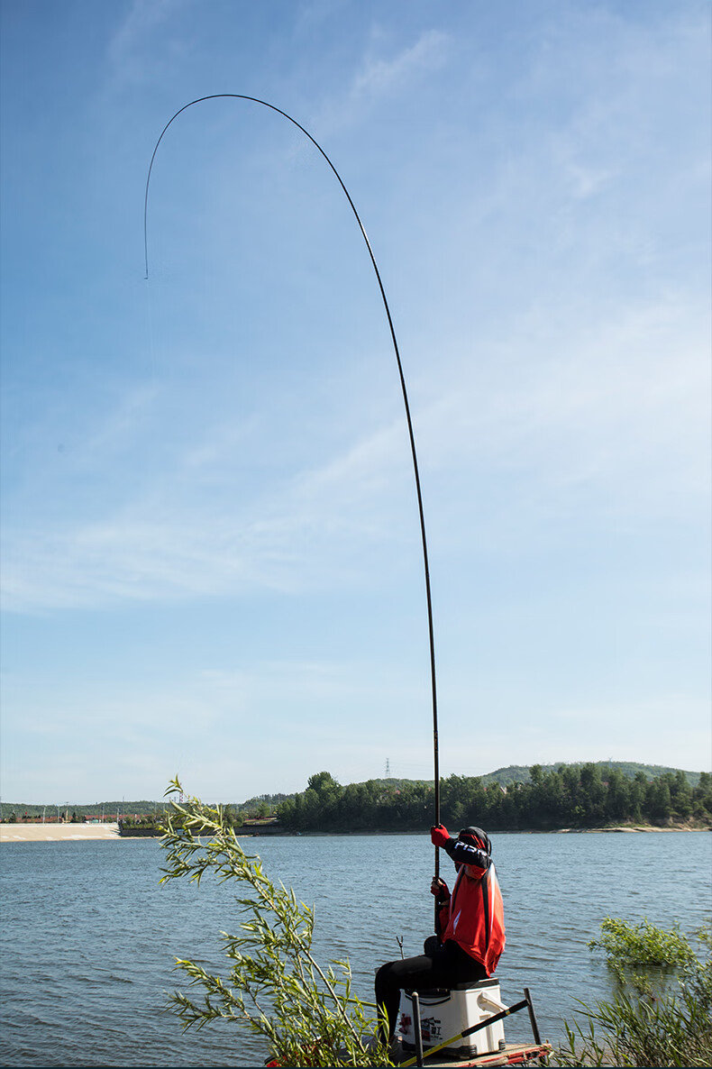 Grsaed Fishing Rod, Ruyi Battle Axe Model, 6.3 Meters Big Fish Rod, Carbon Fiber Hand Rod, 19 Sections Platform Fishing Rod, Lake And Reservoir Giant Fish Rod, Carp Rod 21