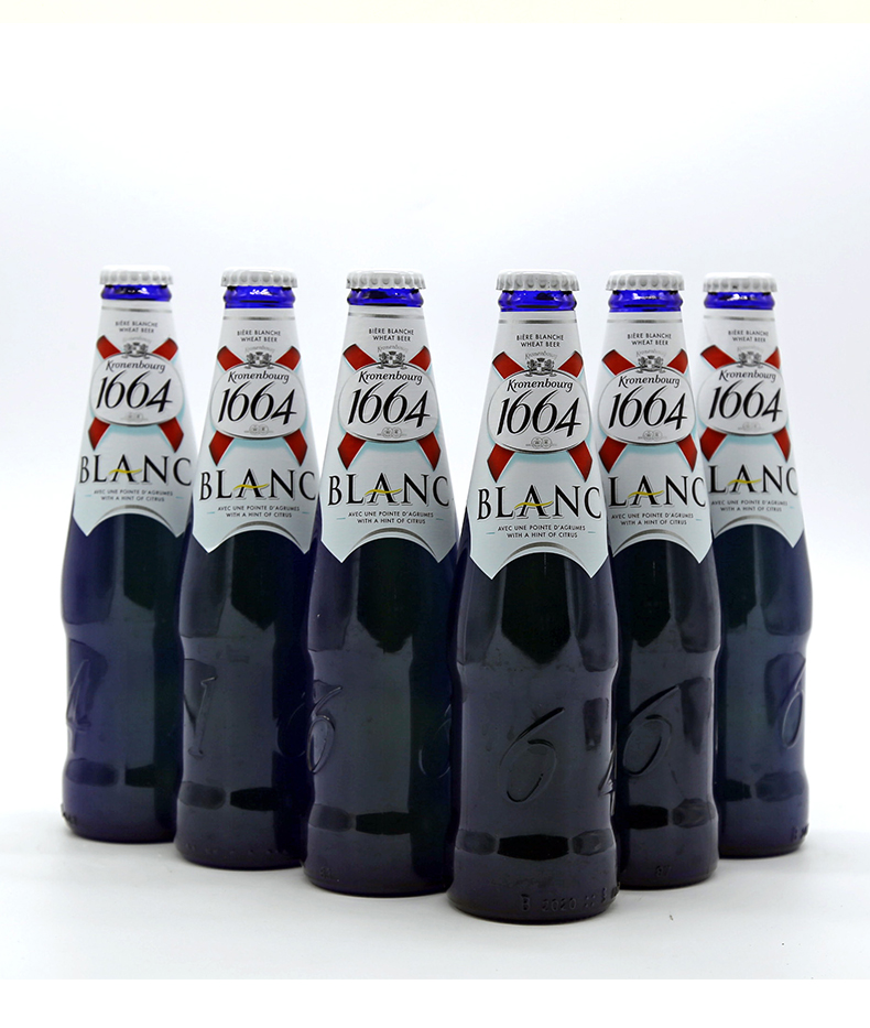 1664啤酒原味百香果桃红水果味甜啤酒女生小酒330ml瓶装 1664桃红330