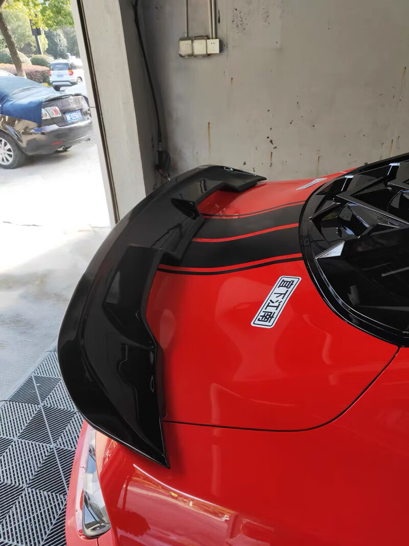 野马_gt500款尾翼--【骑士白】 免打孔【图片 价格 品牌 报价