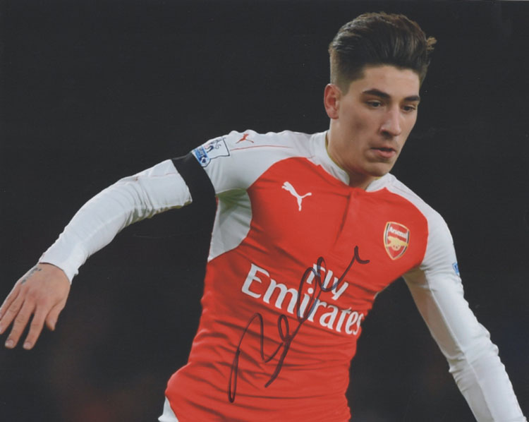 阿森纳贝莱林亲笔签名照片一瞬签名含证书