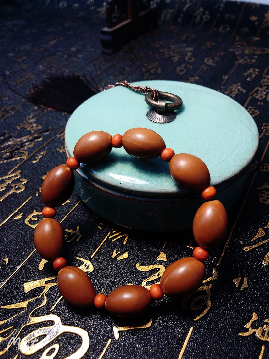 苏工橄榄核爆红老铁核素珠素核光珠手串