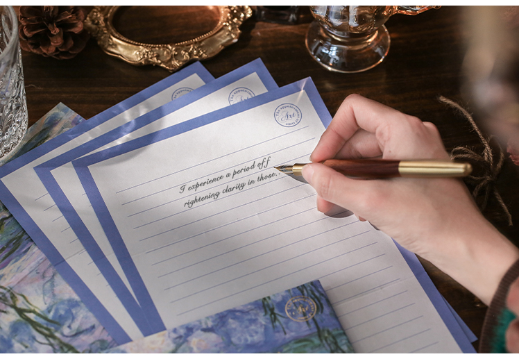 画元堂质感ins文艺信纸信封套装稿纸情书信签纸信笺纸高颜值手写信