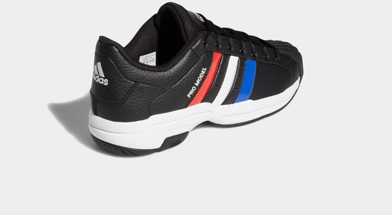 adidas阿迪达斯pro model 2g low男子篮球运动鞋h68051h68155 白/亮银