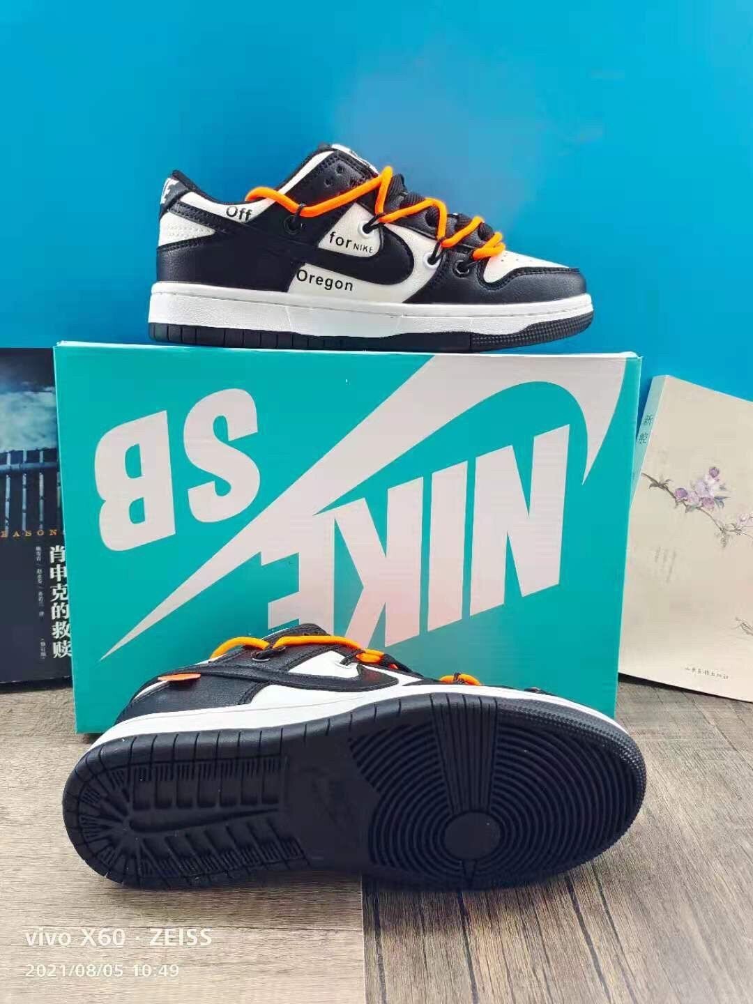 sbdunklow联名ow黄色绑带黑曜石男女休闲鞋春秋女板鞋 高品质ow联名