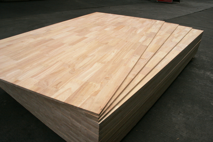 赣源橡胶木指接板实木板泰国橡胶木拼板uv板橡木板橡木指接板木板定制