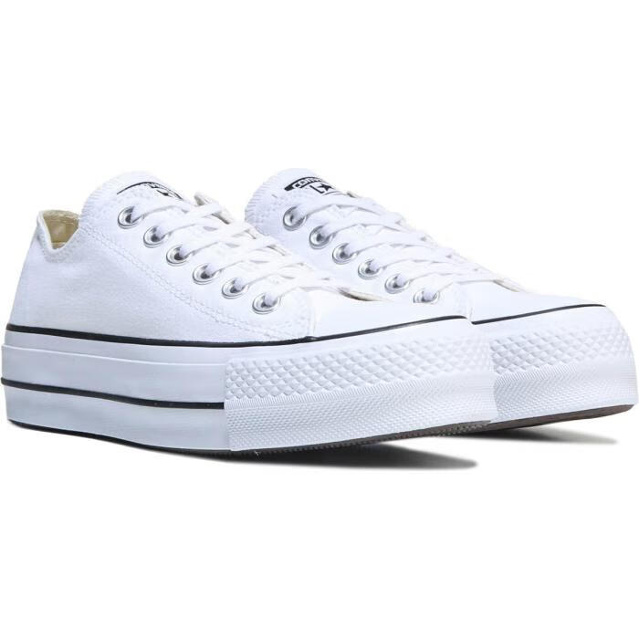 converse匡威女帆布鞋运动鞋allstar厚底低帮学院风50939红色默认1