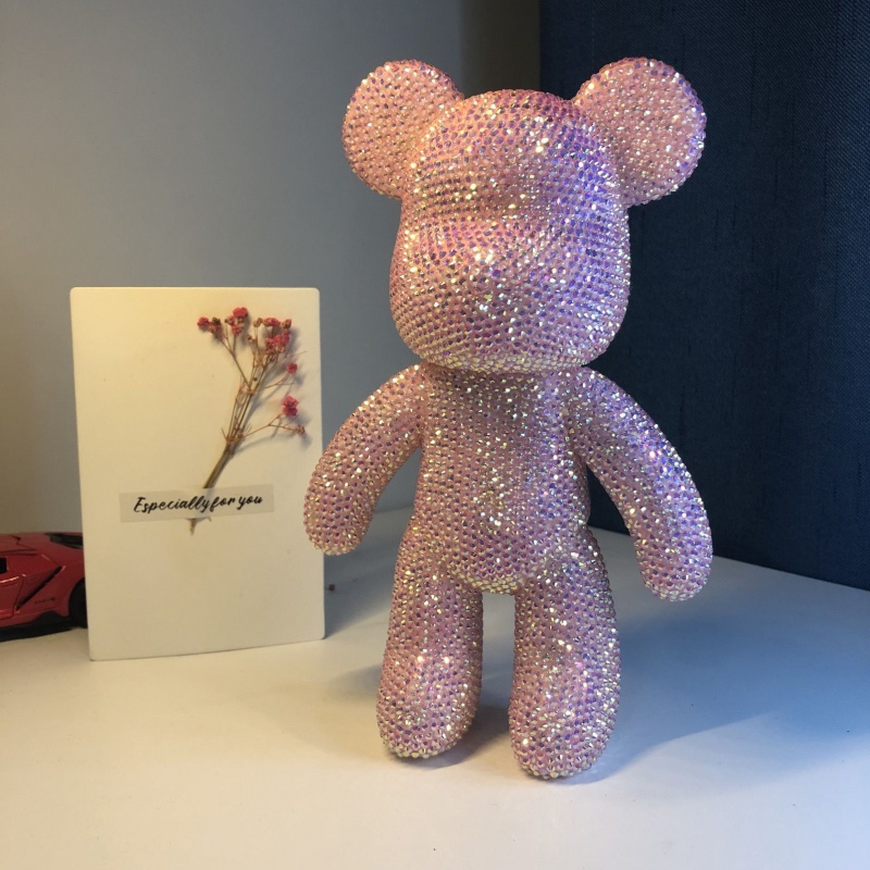 手工制作贴钻熊材料包解闷自己动手送男友情侣网红同款礼物金色材料包