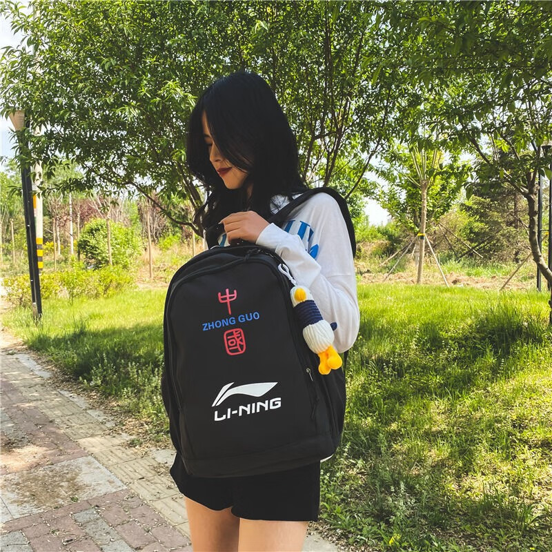 耐·克(ni·ke)双肩包莆田双肩背包男女学生书包潮流校园休闲运动背包