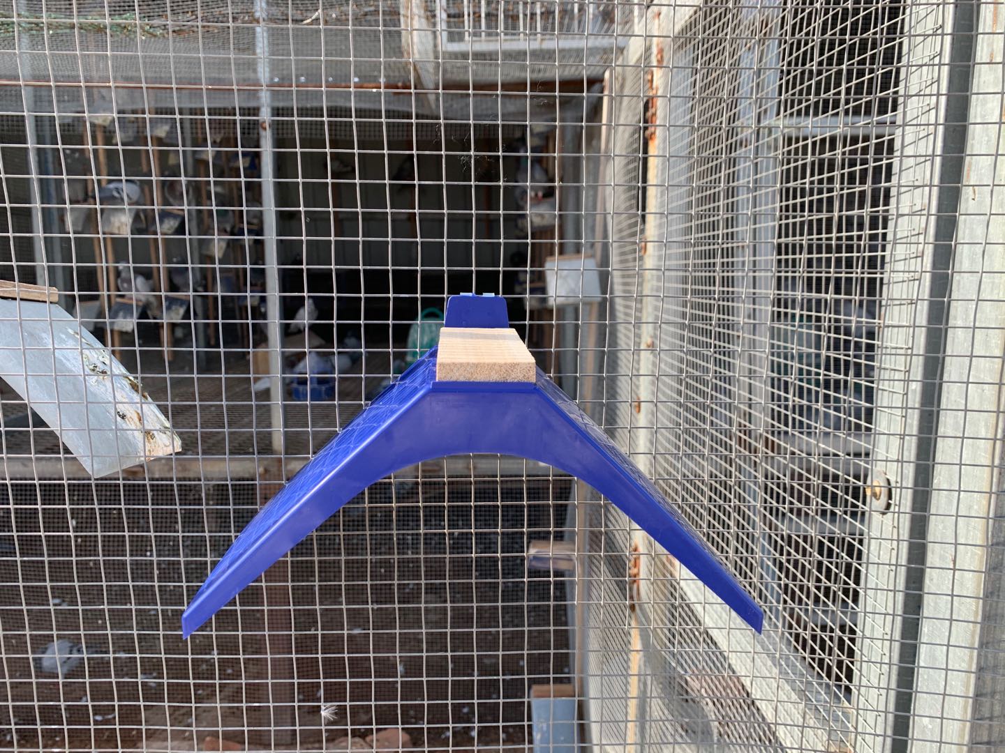 鸽子站架信鸽鸽具铁丝网挂钩栖架木质塑料栖架站架栖息站架梦雷宠新款