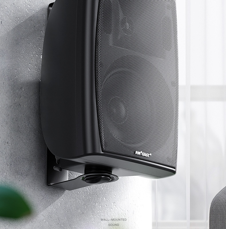 先科壁挂音箱商用音响店铺用挂壁餐厅店面蓝牙功放喇叭