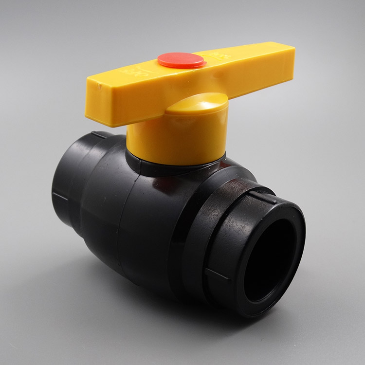 pe钢芯球阀202532pe热熔铁把球阀63hdpe给水管管件配件阀门开关pe25钢