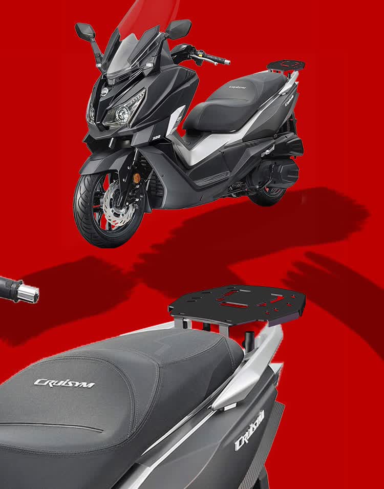 尾箱支架适用sym三阳cruisym巡弋300尾架20-21年新老款夏德joymax