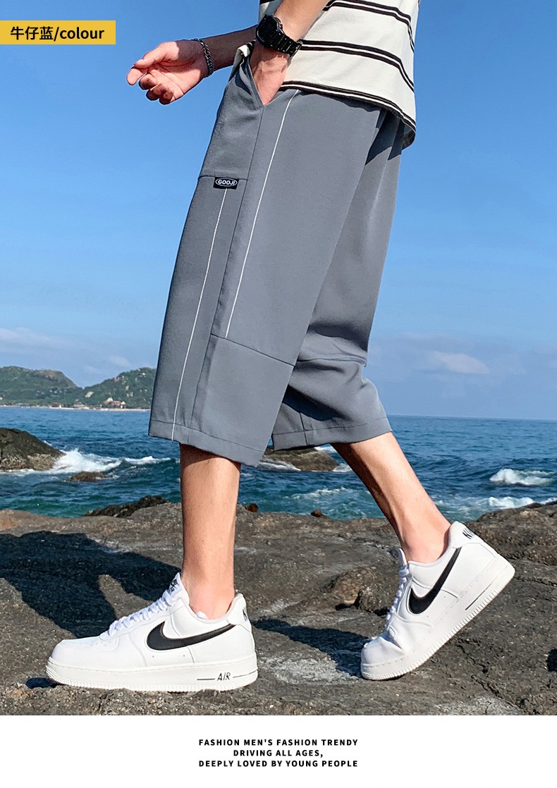 汤米雄狮短裤裤男士短裤男生宽松休闲裤子男款夏季沙滩裤男生潮流潮款