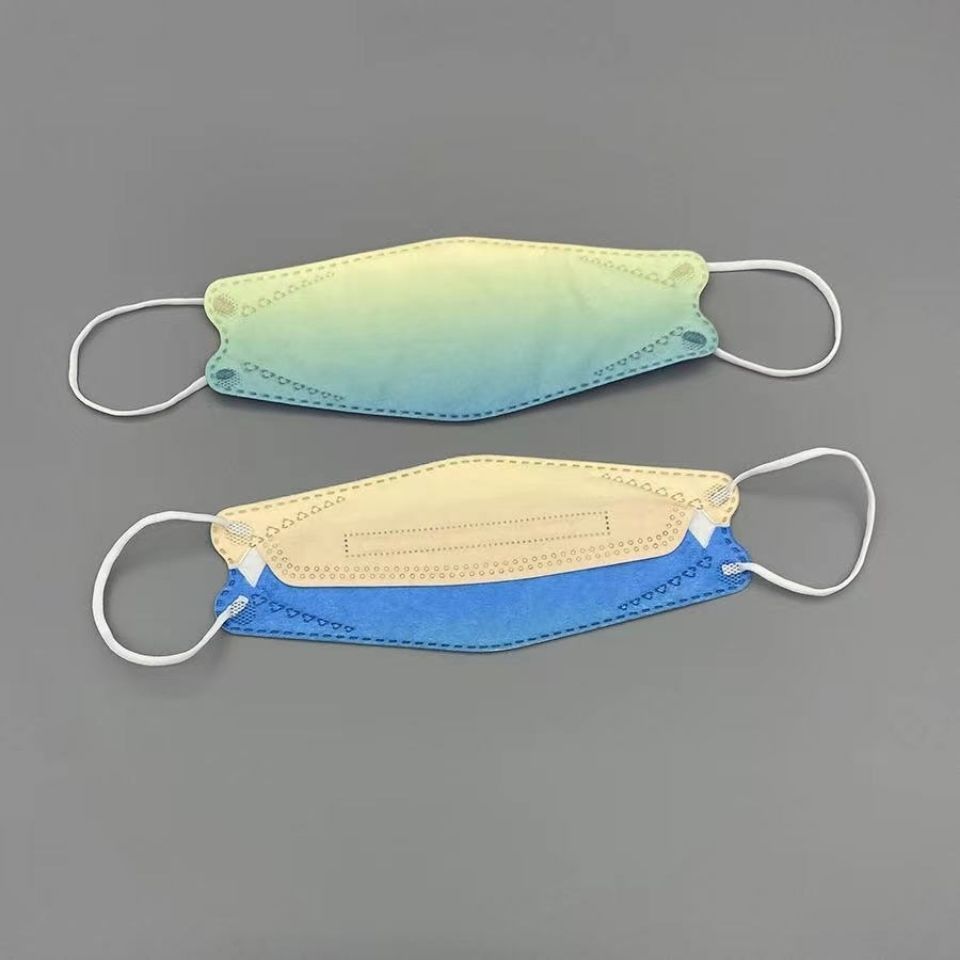 女高颜值口罩炫彩渐变女学生韩版可爱网红同款可爱少女心 4d口罩黑色