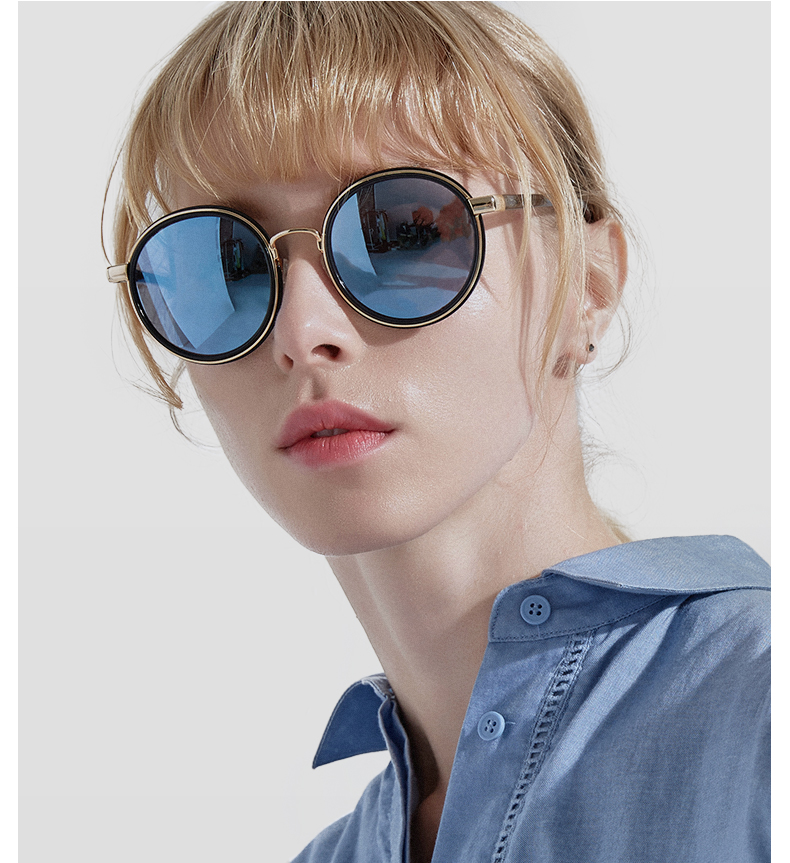 calvin klein【太阳镜】calvin klein太阳镜韩版女士复古墨镜网红街拍