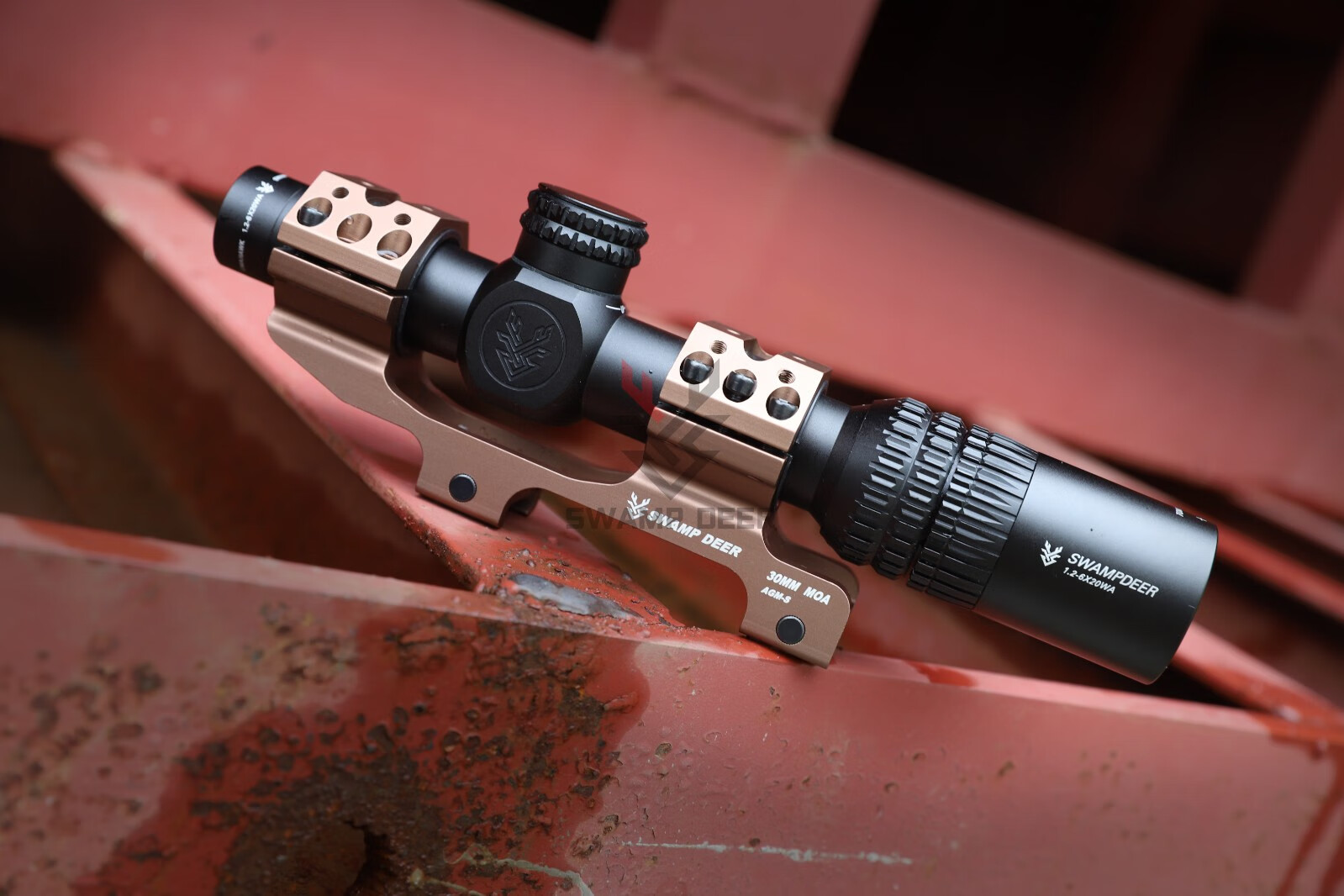 正武光学沼泽鹿tk126x20wa瞄准镜十字镜大视野快速寻鸟镜超薄壁瞄准器