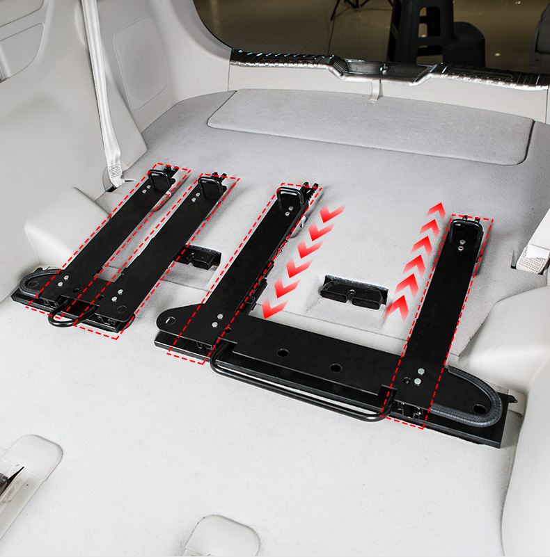 广汽传祺m8第三排座椅滑轨滑道gm8后排内饰汽车专用品爆改装配件1819