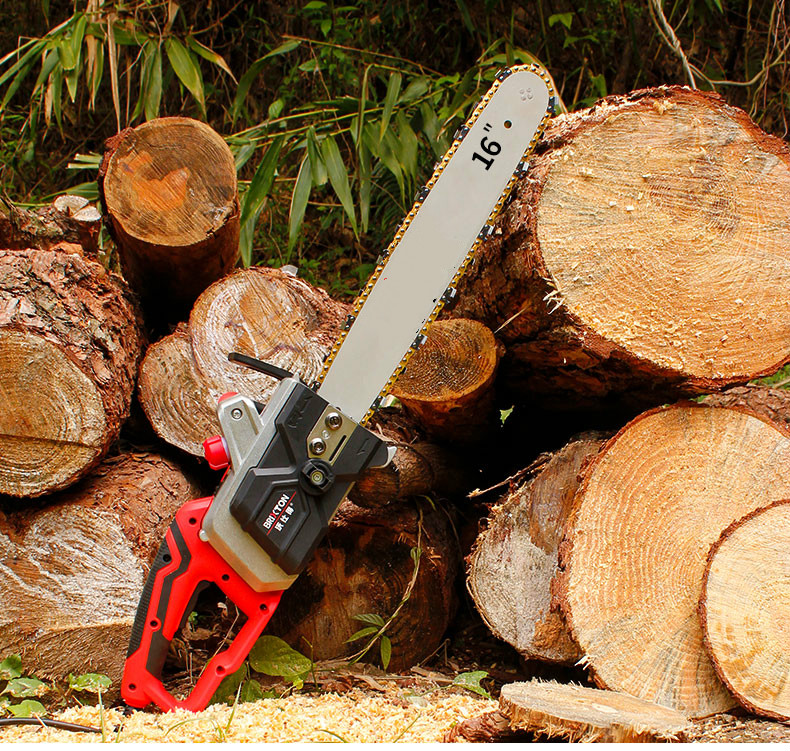 黛惑 电锯伐木锯家用锯柴小型手持电链锯大功率油锯木工插电式电动